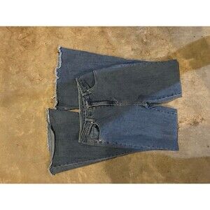 SHEIN size L Bell Bottom Flare jeans Pants hippie flare wide leg jeans euc frays
